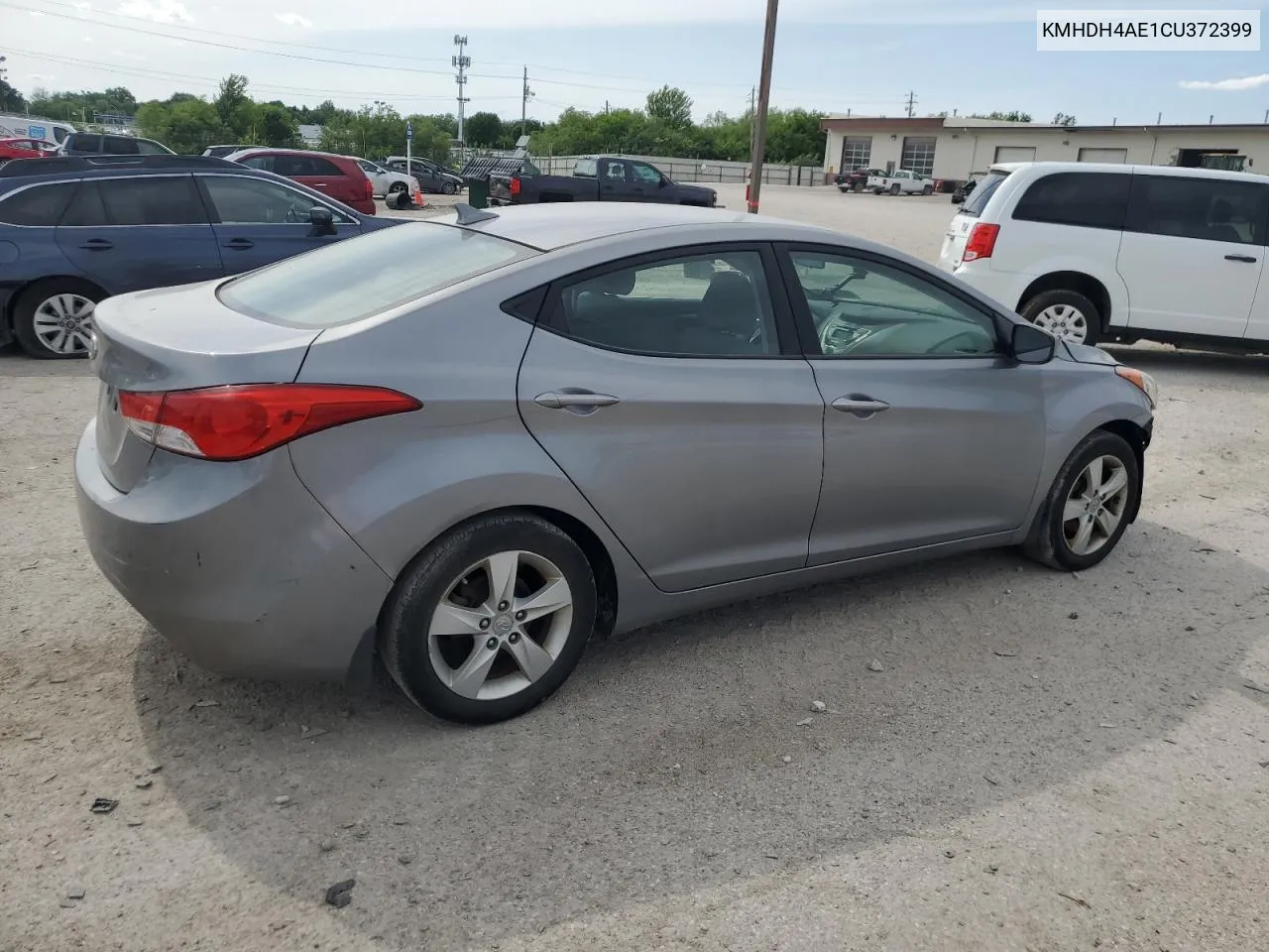 KMHDH4AE1CU372399 2012 Hyundai Elantra Gls