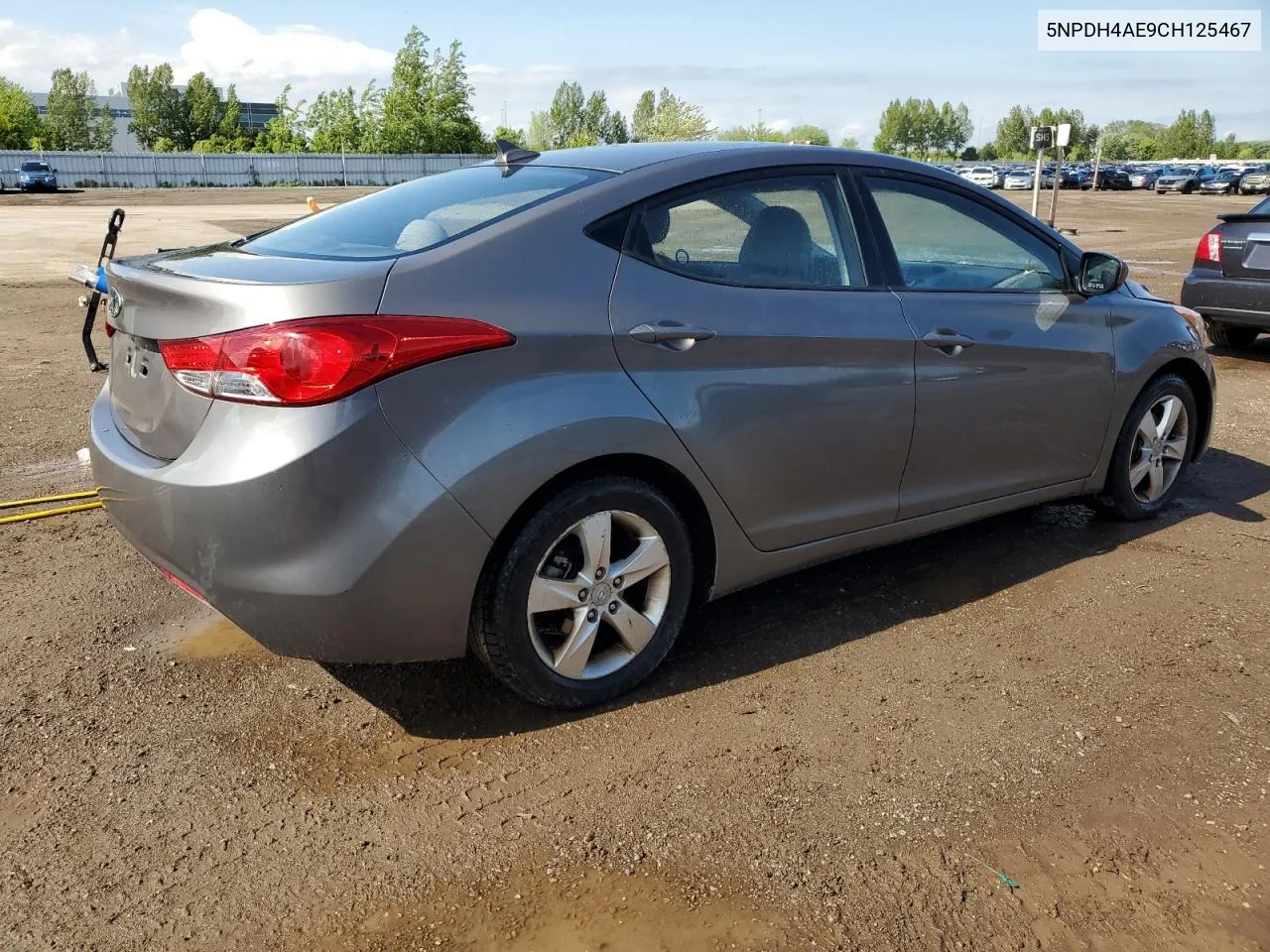 2012 Hyundai Elantra Gls VIN: 5NPDH4AE9CH125467 Lot: 56747984