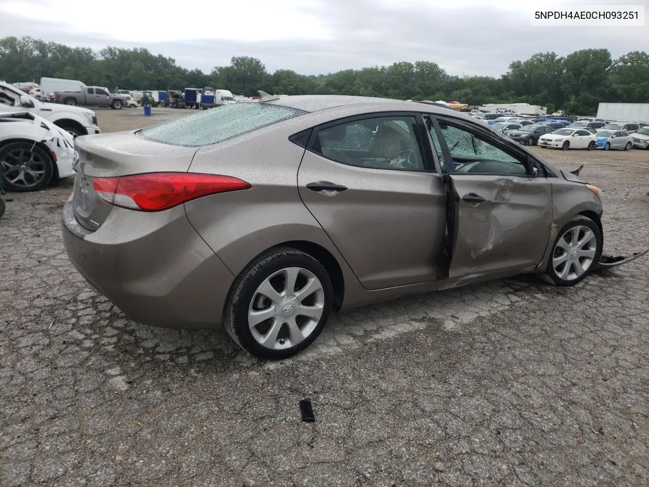 5NPDH4AE0CH093251 2012 Hyundai Elantra Gls