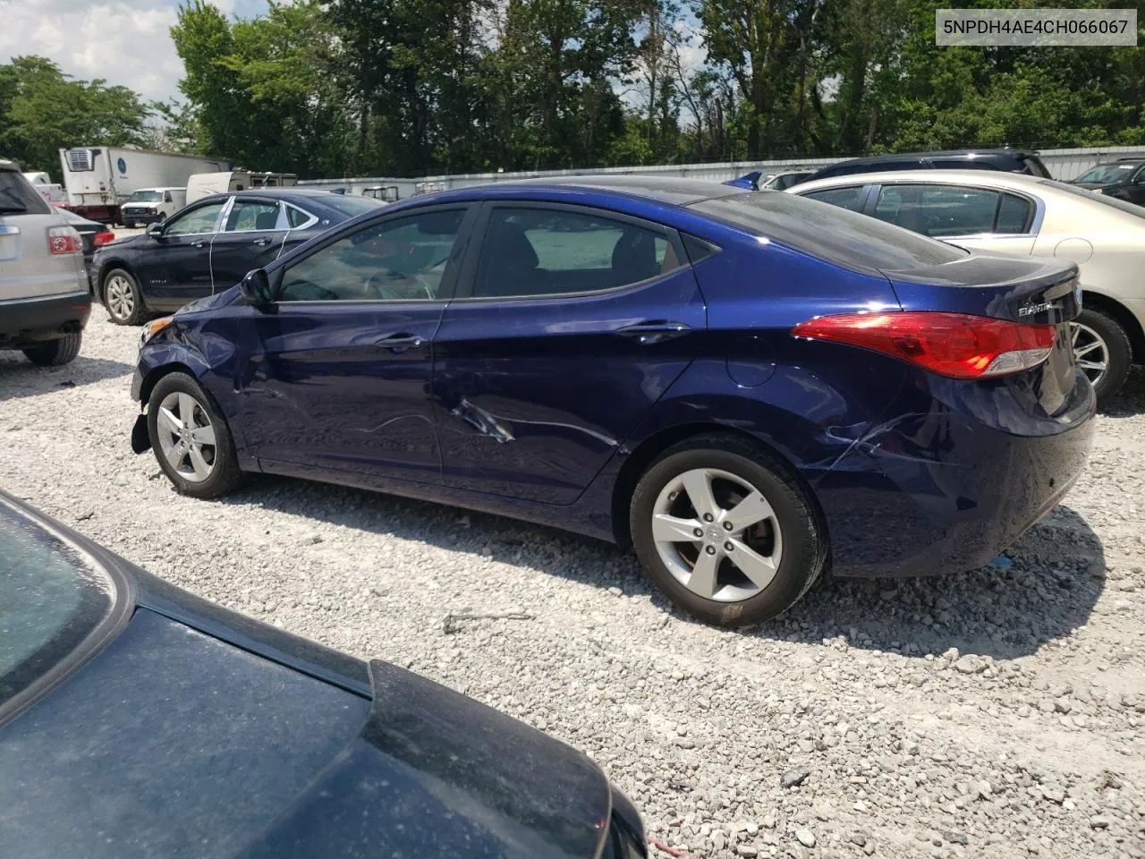 2012 Hyundai Elantra Gls VIN: 5NPDH4AE4CH066067 Lot: 58727324