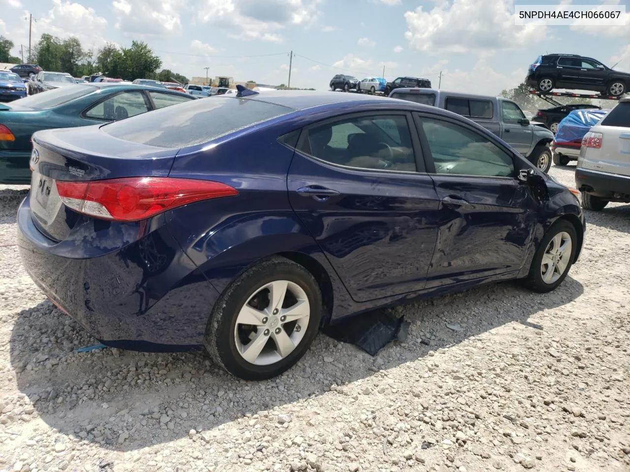 5NPDH4AE4CH066067 2012 Hyundai Elantra Gls