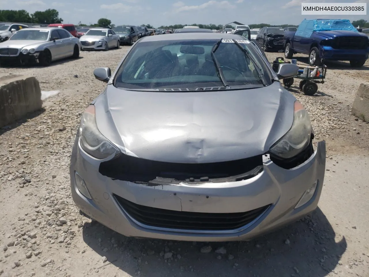 KMHDH4AE0CU330385 2012 Hyundai Elantra Gls