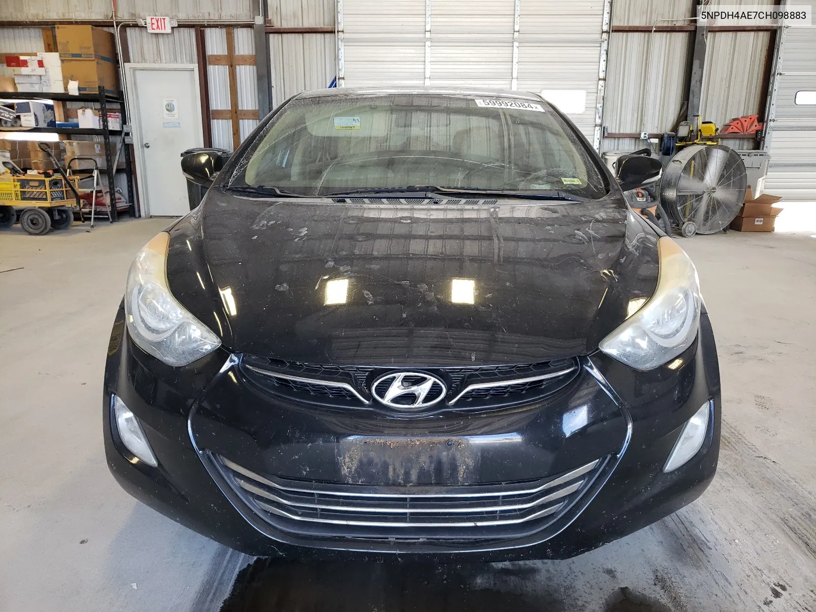 5NPDH4AE7CH098883 2012 Hyundai Elantra Gls