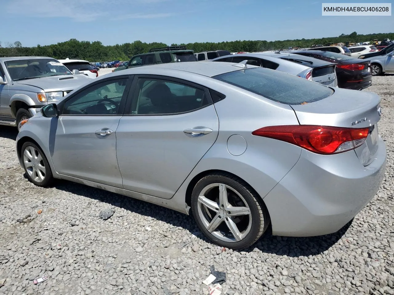 KMHDH4AE8CU406208 2012 Hyundai Elantra Gls