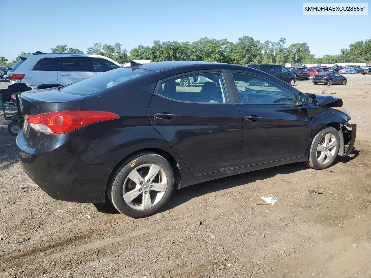 2012 Hyundai Elantra Gls VIN: KMHDH4AEXCU285651 Lot: 61614114