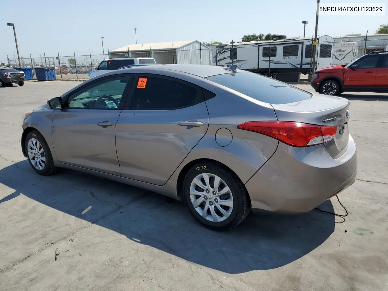 5NPDH4AEXCH123629 2012 Hyundai Elantra Gls