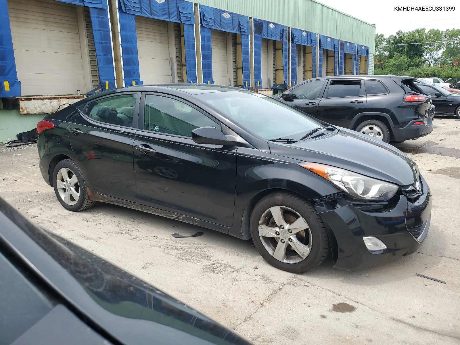 KMHDH4AE5CU331399 2012 Hyundai Elantra Gls