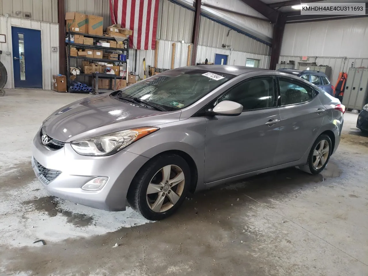 KMHDH4AE4CU311693 2012 Hyundai Elantra Gls