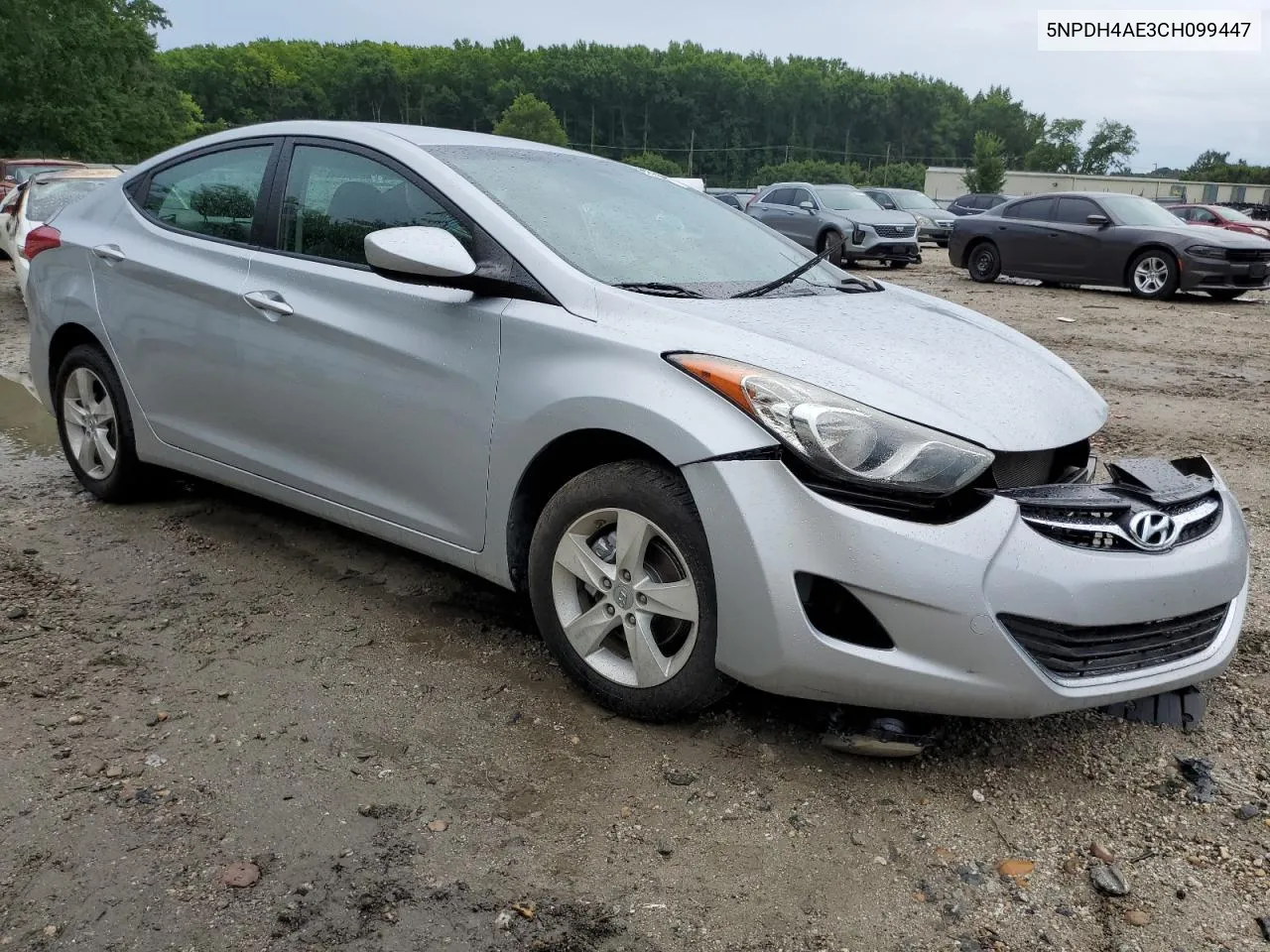 2012 Hyundai Elantra Gls VIN: 5NPDH4AE3CH099447 Lot: 63519844