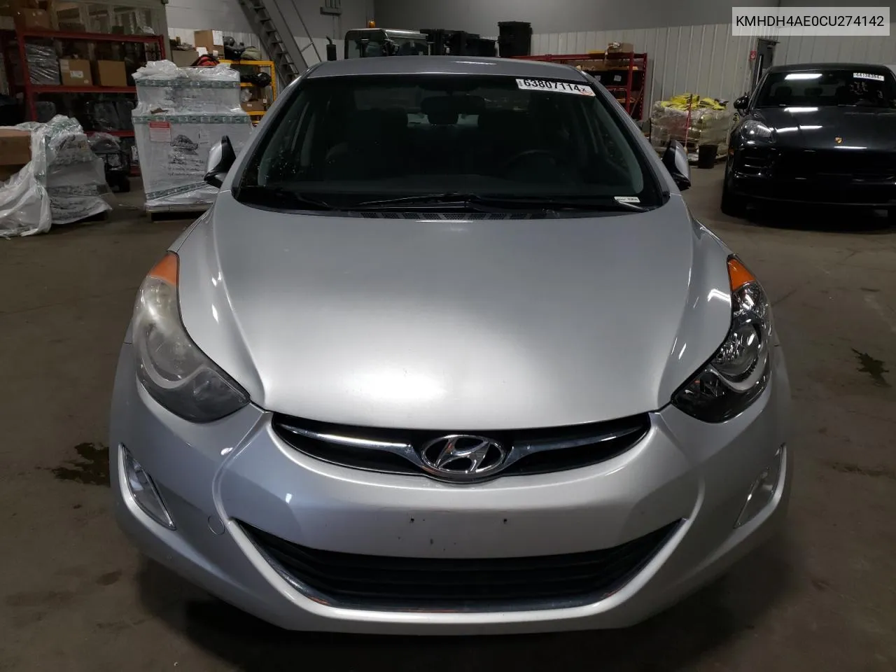 KMHDH4AE0CU274142 2012 Hyundai Elantra Gls