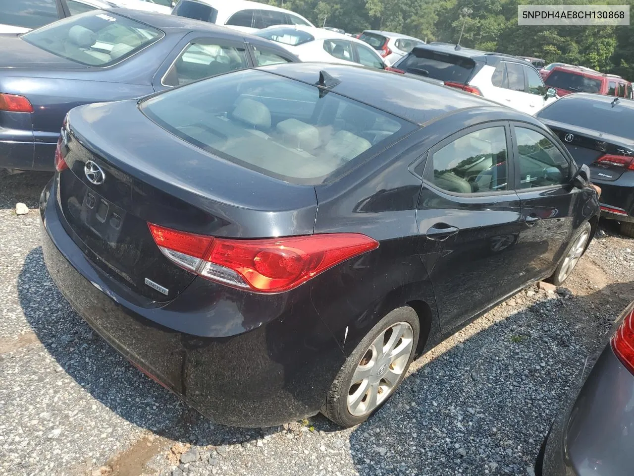 2012 Hyundai Elantra Gls VIN: 5NPDH4AE8CH130868 Lot: 64522274