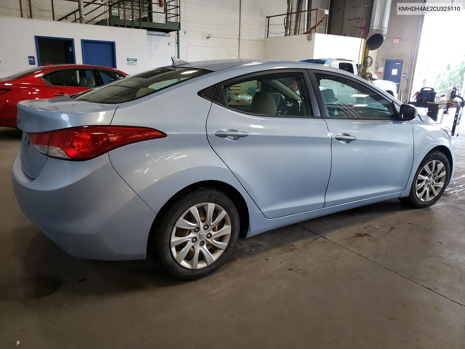 KMHDH4AE2CU325110 2012 Hyundai Elantra Gls