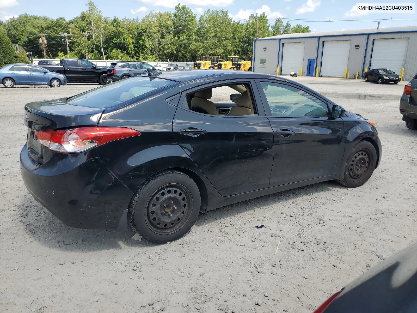 KMHDH4AE2CU403515 2012 Hyundai Elantra Gls