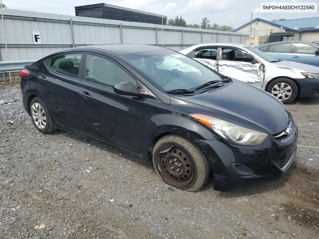 2012 Hyundai Elantra Gls VIN: 5NPDH4AE0CH122540 Lot: 65113444