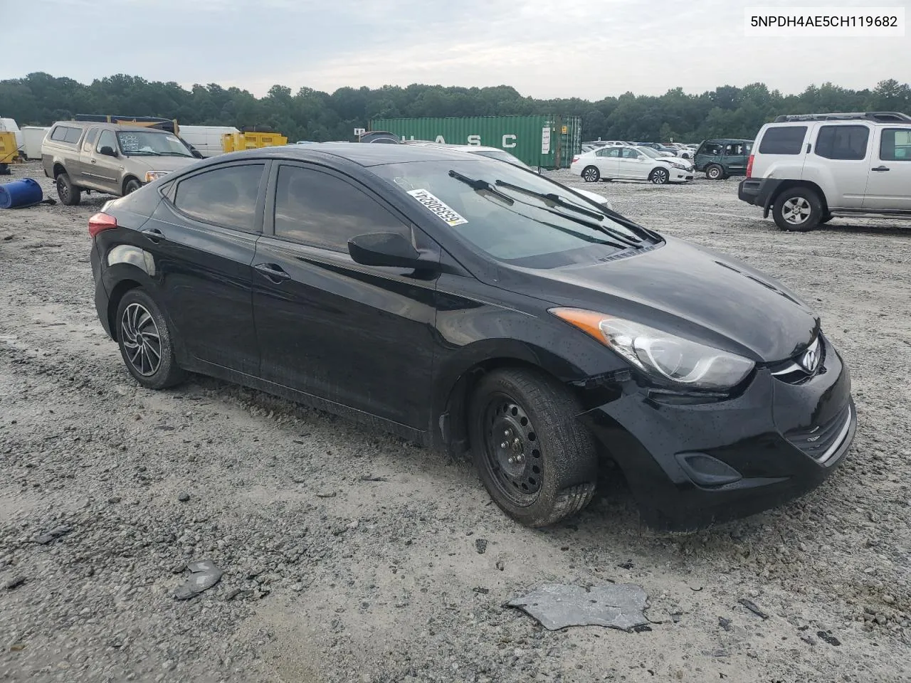 5NPDH4AE5CH119682 2012 Hyundai Elantra Gls