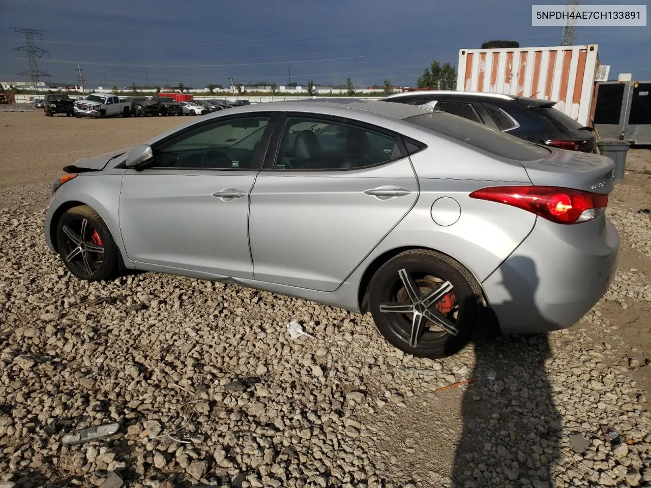 2012 Hyundai Elantra Gls VIN: 5NPDH4AE7CH133891 Lot: 65689094