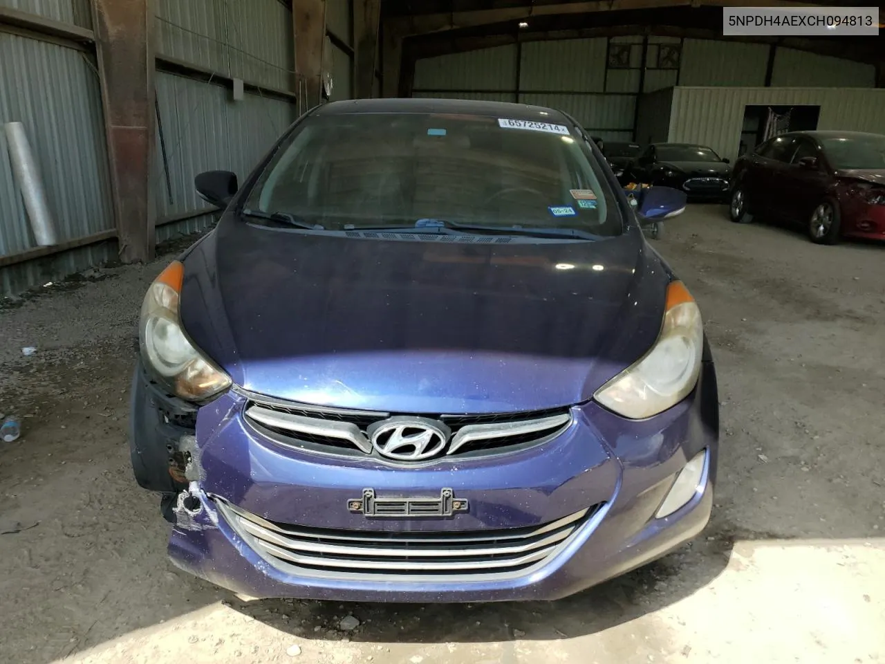 2012 Hyundai Elantra Gls VIN: 5NPDH4AEXCH094813 Lot: 65725214