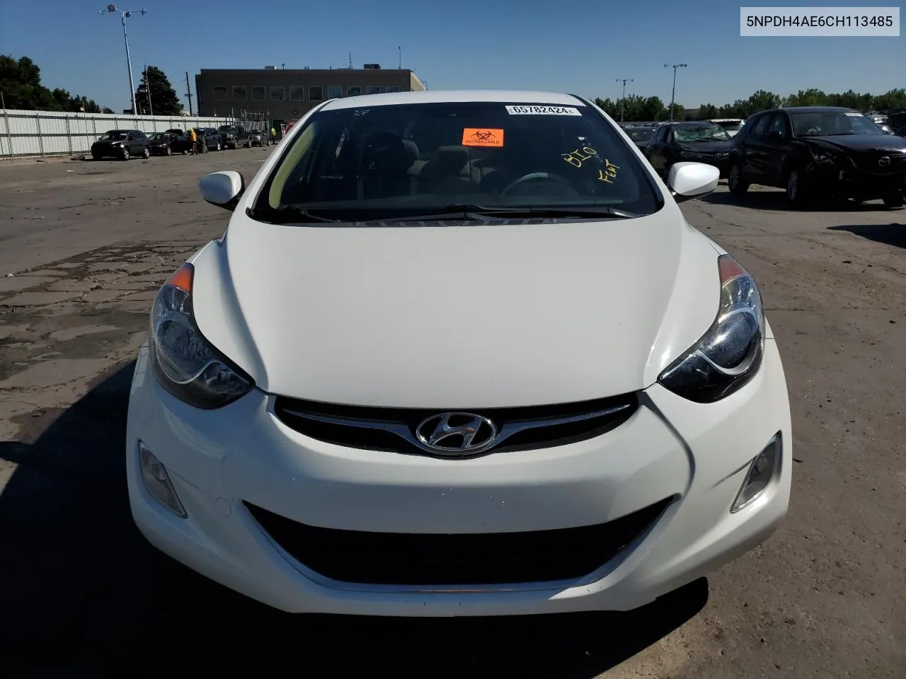 5NPDH4AE6CH113485 2012 Hyundai Elantra Gls