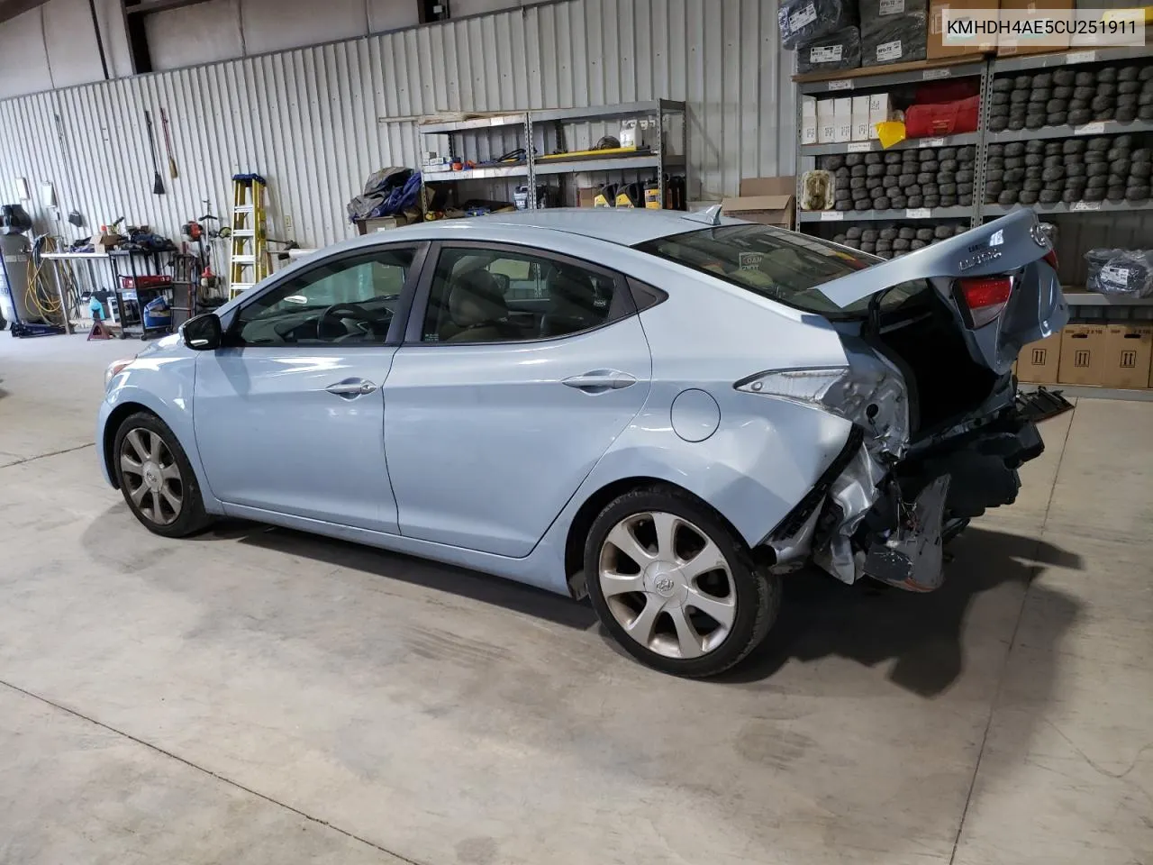 KMHDH4AE5CU251911 2012 Hyundai Elantra Gls