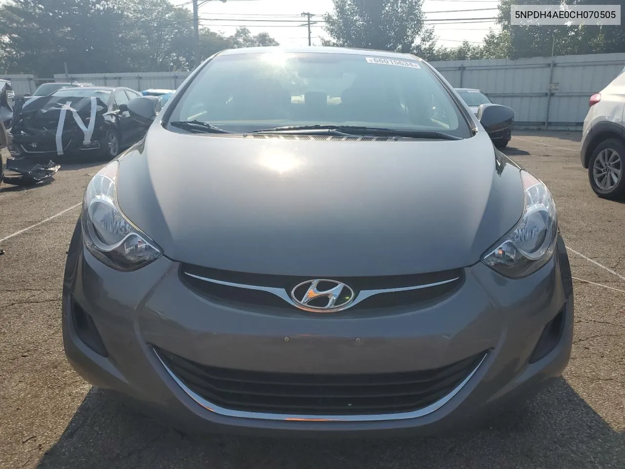 5NPDH4AE0CH070505 2012 Hyundai Elantra Gls