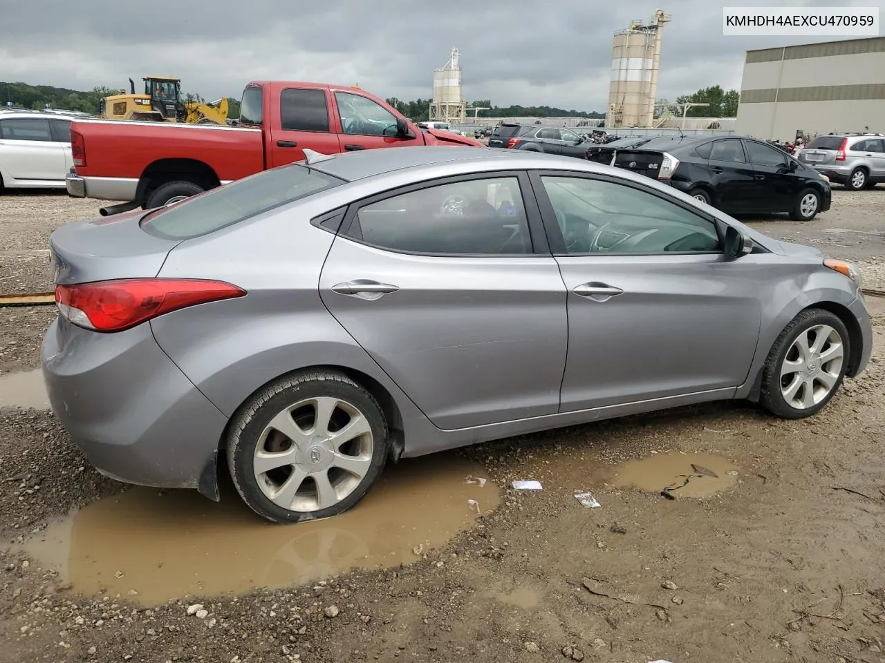 KMHDH4AEXCU470959 2012 Hyundai Elantra Gls