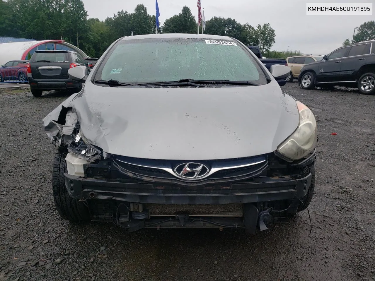 KMHDH4AE6CU191895 2012 Hyundai Elantra Gls