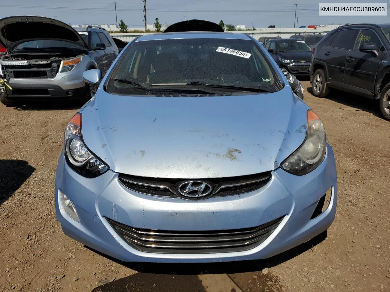 2012 Hyundai Elantra Gls VIN: KMHDH4AE0CU309603 Lot: 66196654