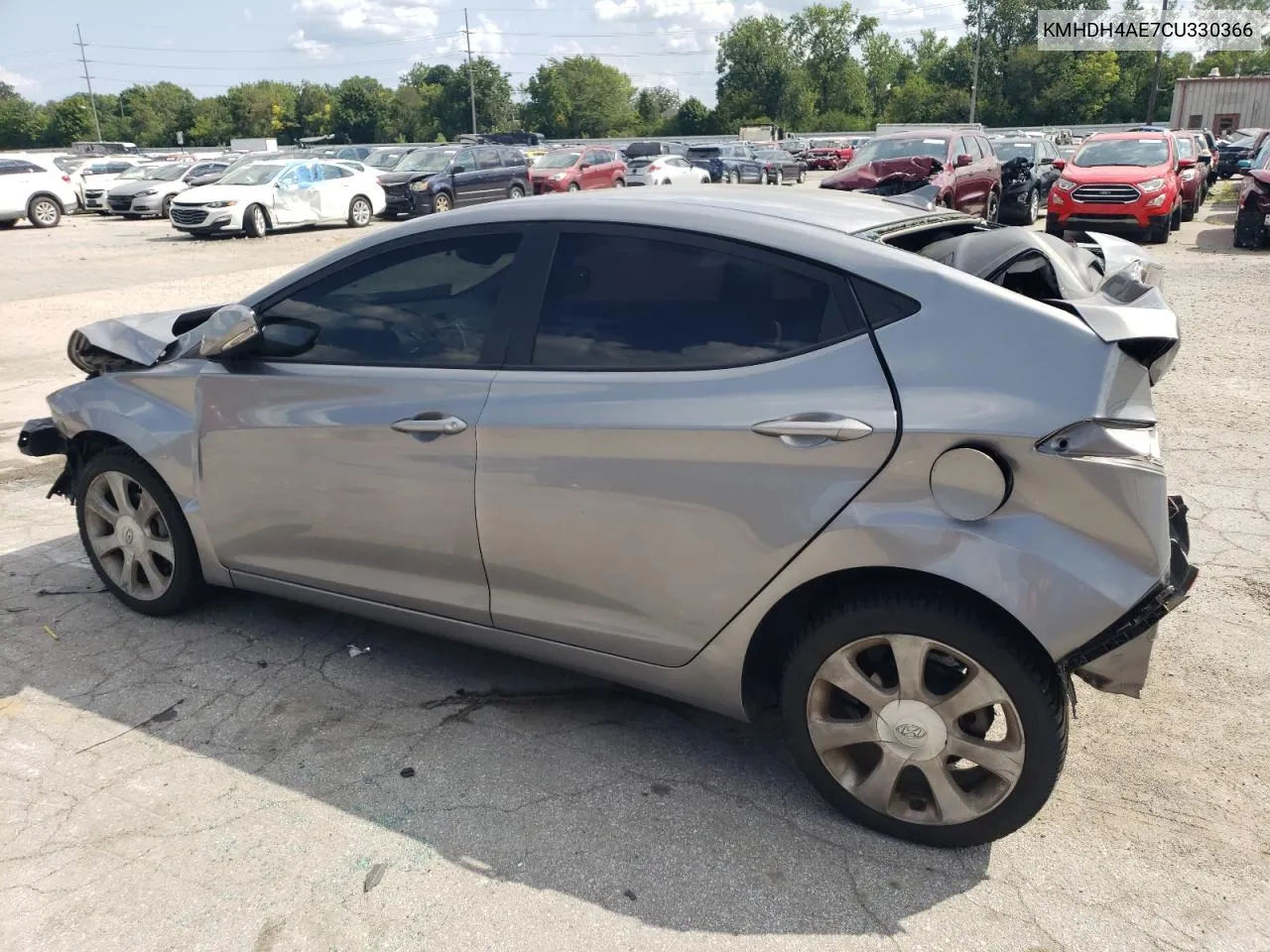 2012 Hyundai Elantra Gls VIN: KMHDH4AE7CU330366 Lot: 66878574