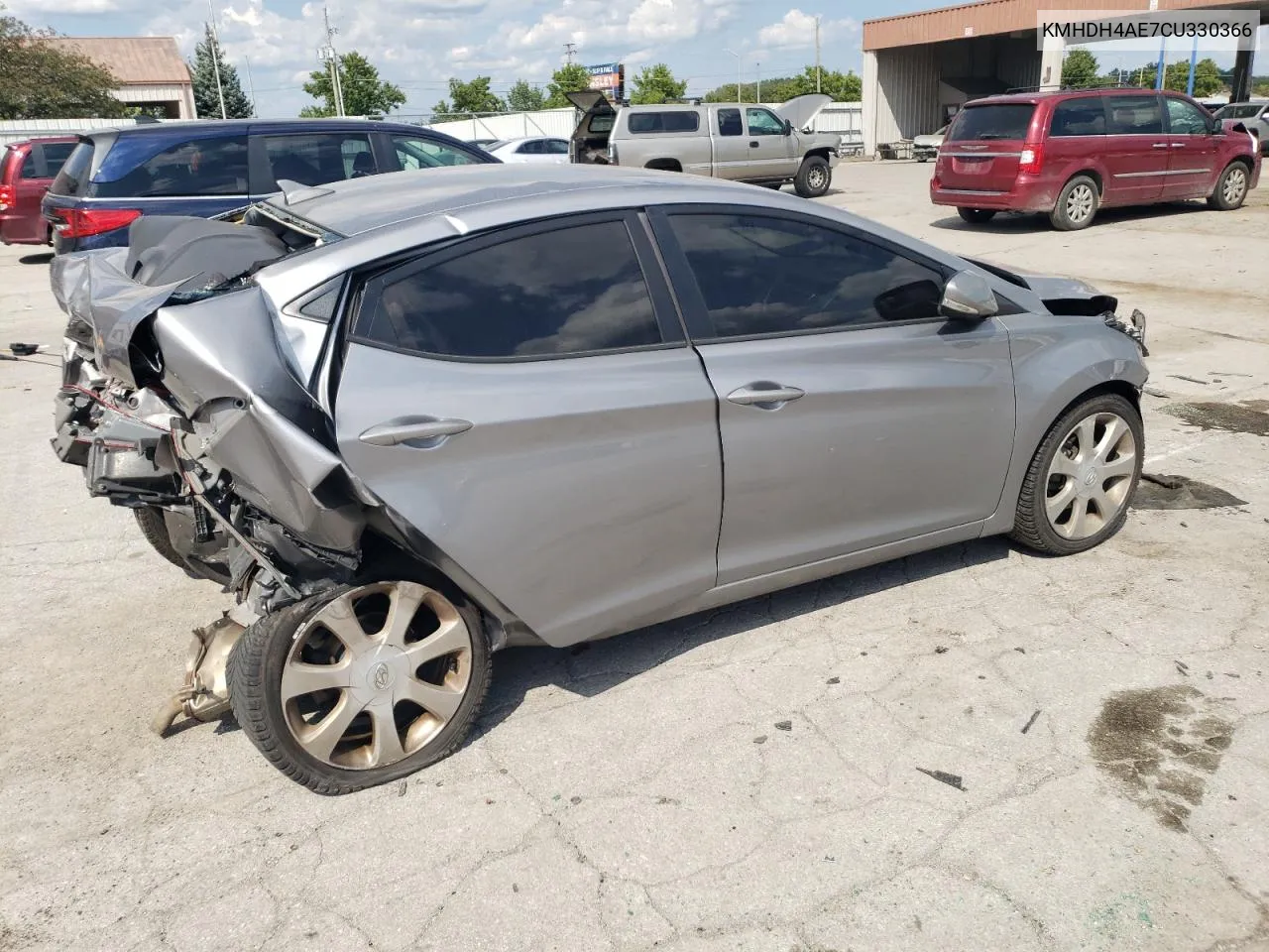 2012 Hyundai Elantra Gls VIN: KMHDH4AE7CU330366 Lot: 66878574