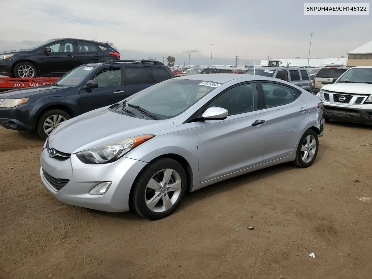 2012 Hyundai Elantra Gls VIN: 5NPDH4AE9CH145122 Lot: 67039984