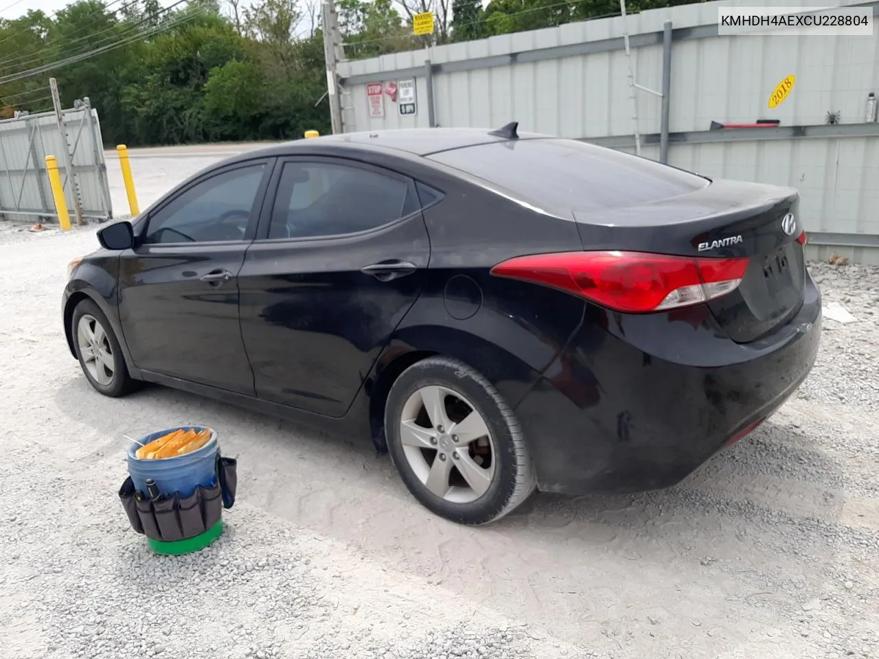 KMHDH4AEXCU228804 2012 Hyundai Elantra Gls