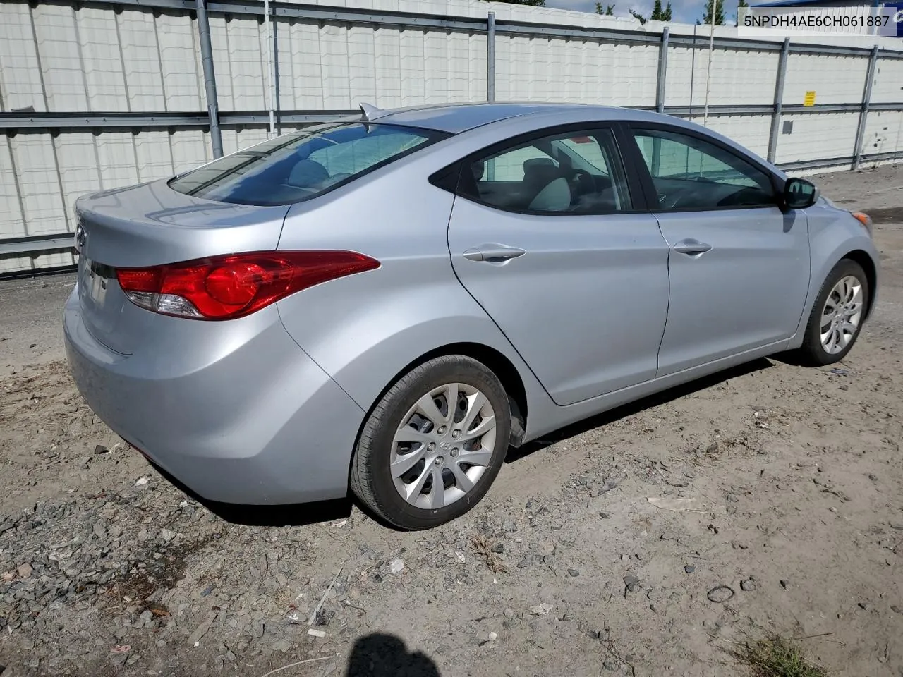 5NPDH4AE6CH061887 2012 Hyundai Elantra Gls