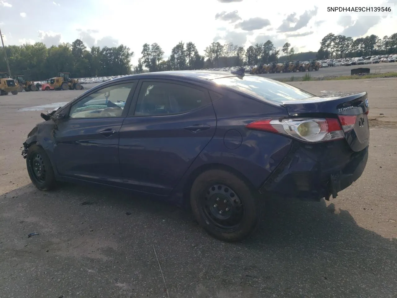 5NPDH4AE9CH139546 2012 Hyundai Elantra Gls