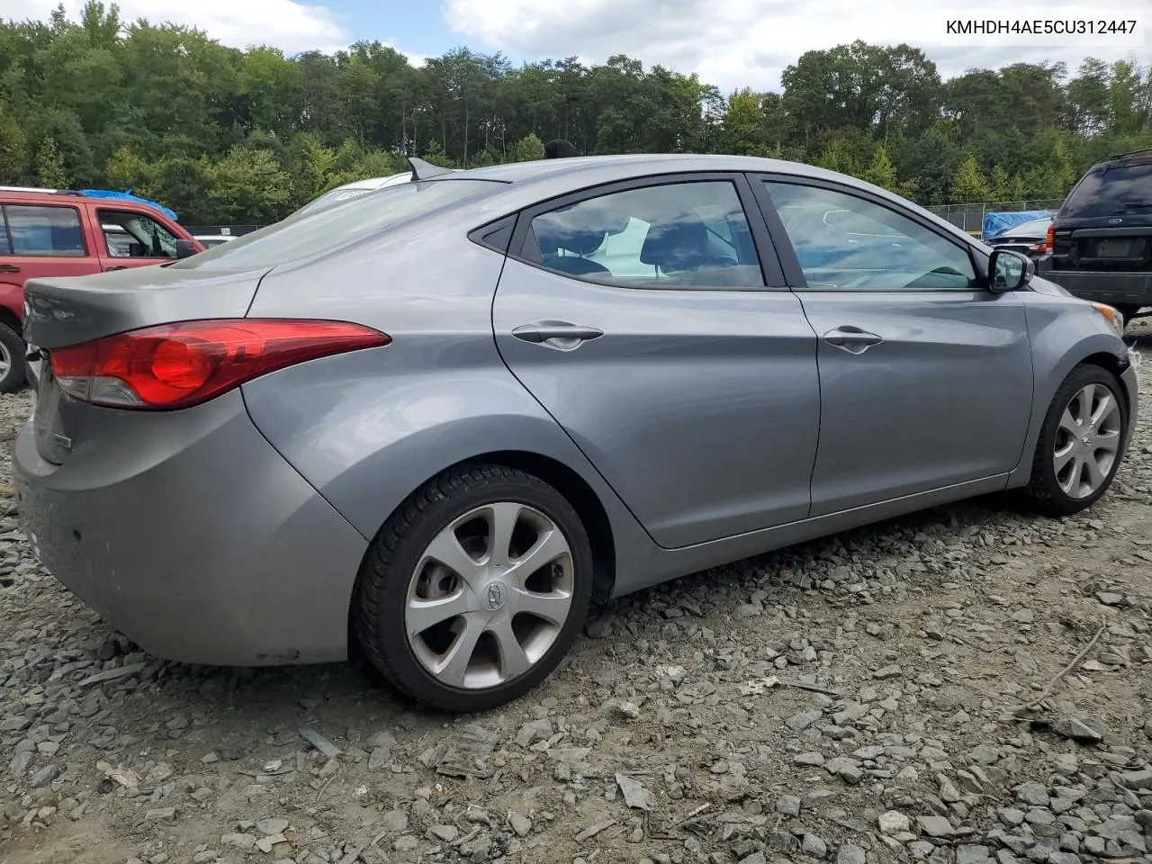 2012 Hyundai Elantra Gls VIN: KMHDH4AE5CU312447 Lot: 68334084