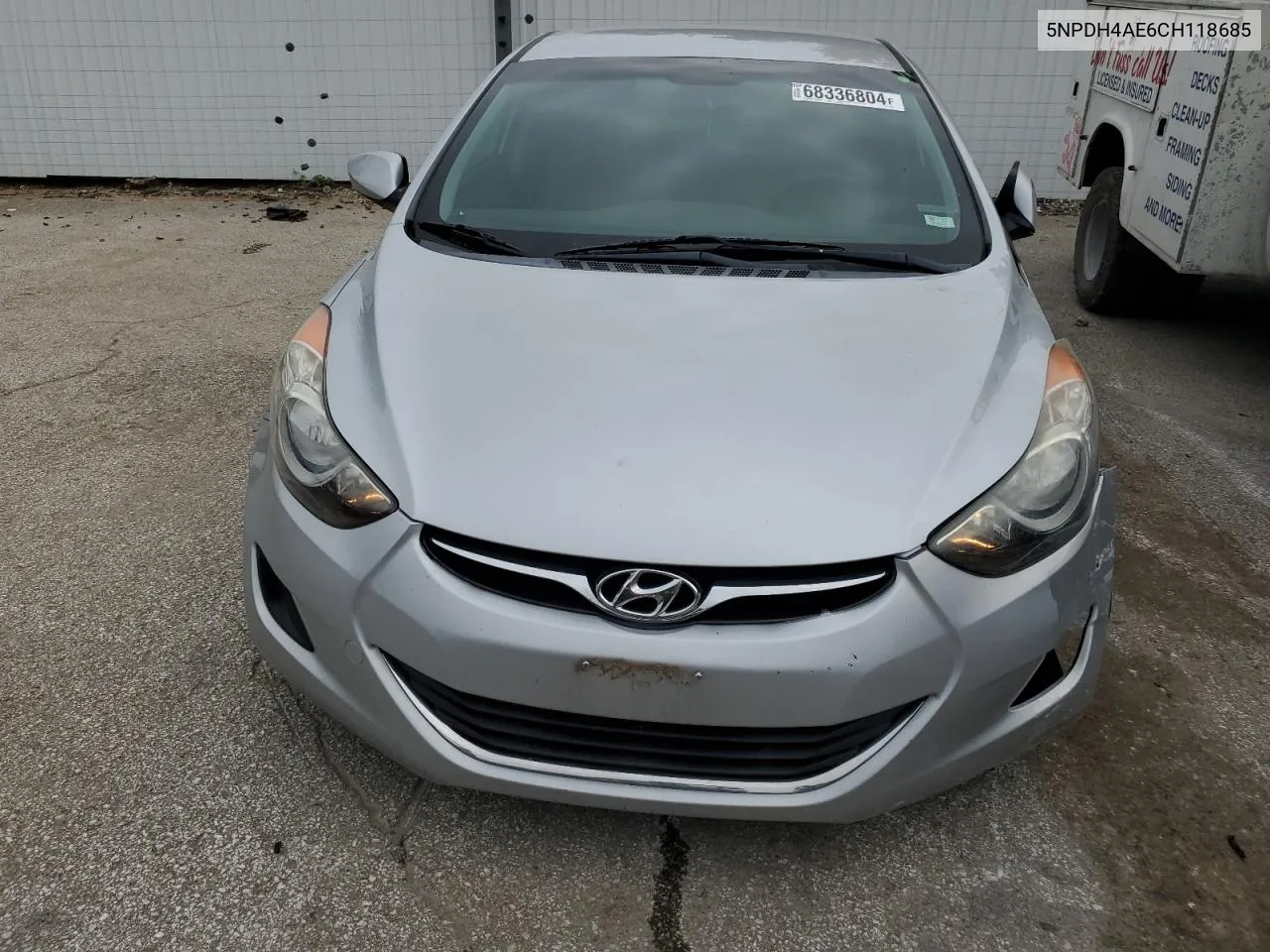 5NPDH4AE6CH118685 2012 Hyundai Elantra Gls