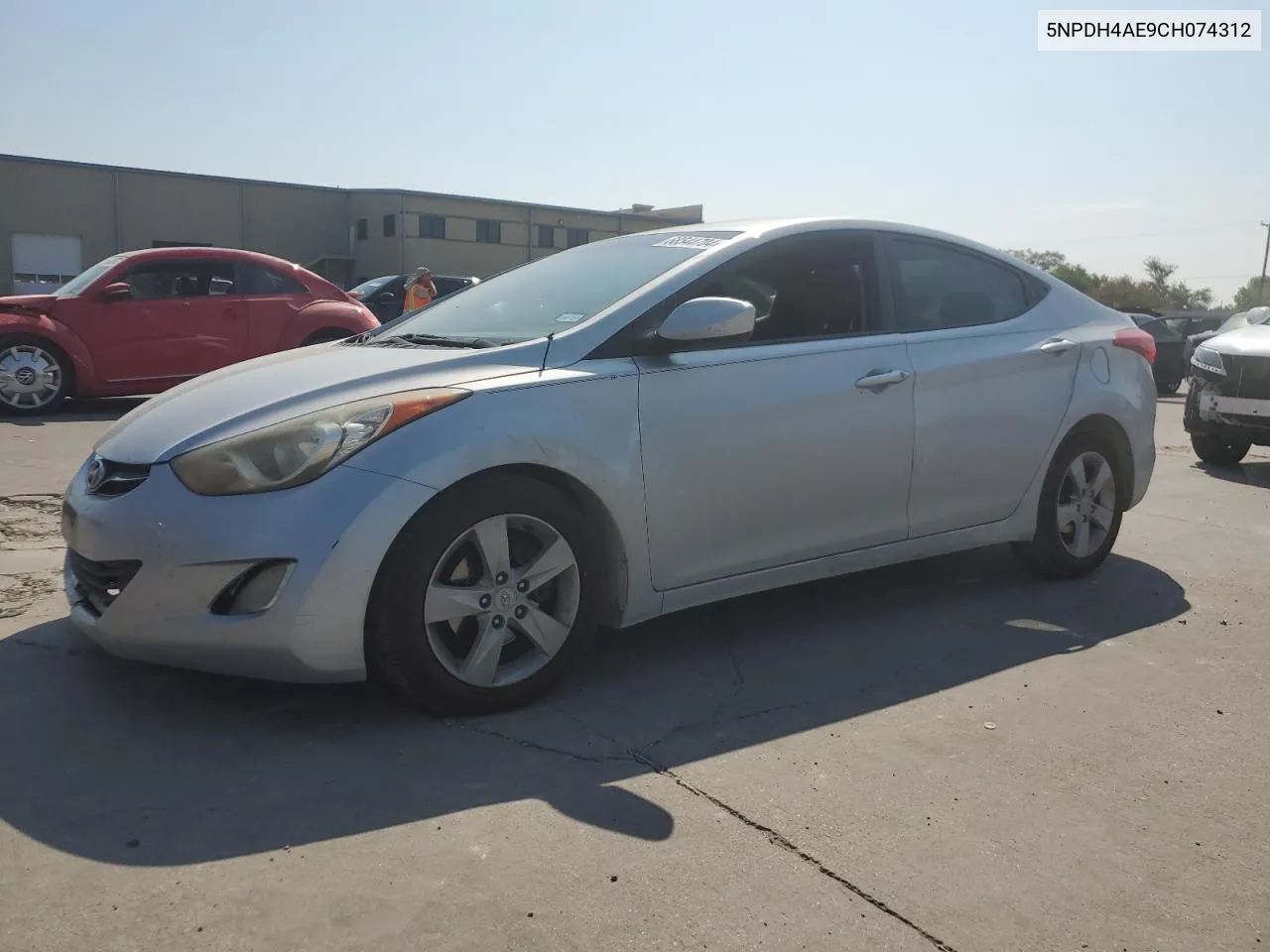 2012 Hyundai Elantra Gls VIN: 5NPDH4AE9CH074312 Lot: 68544704