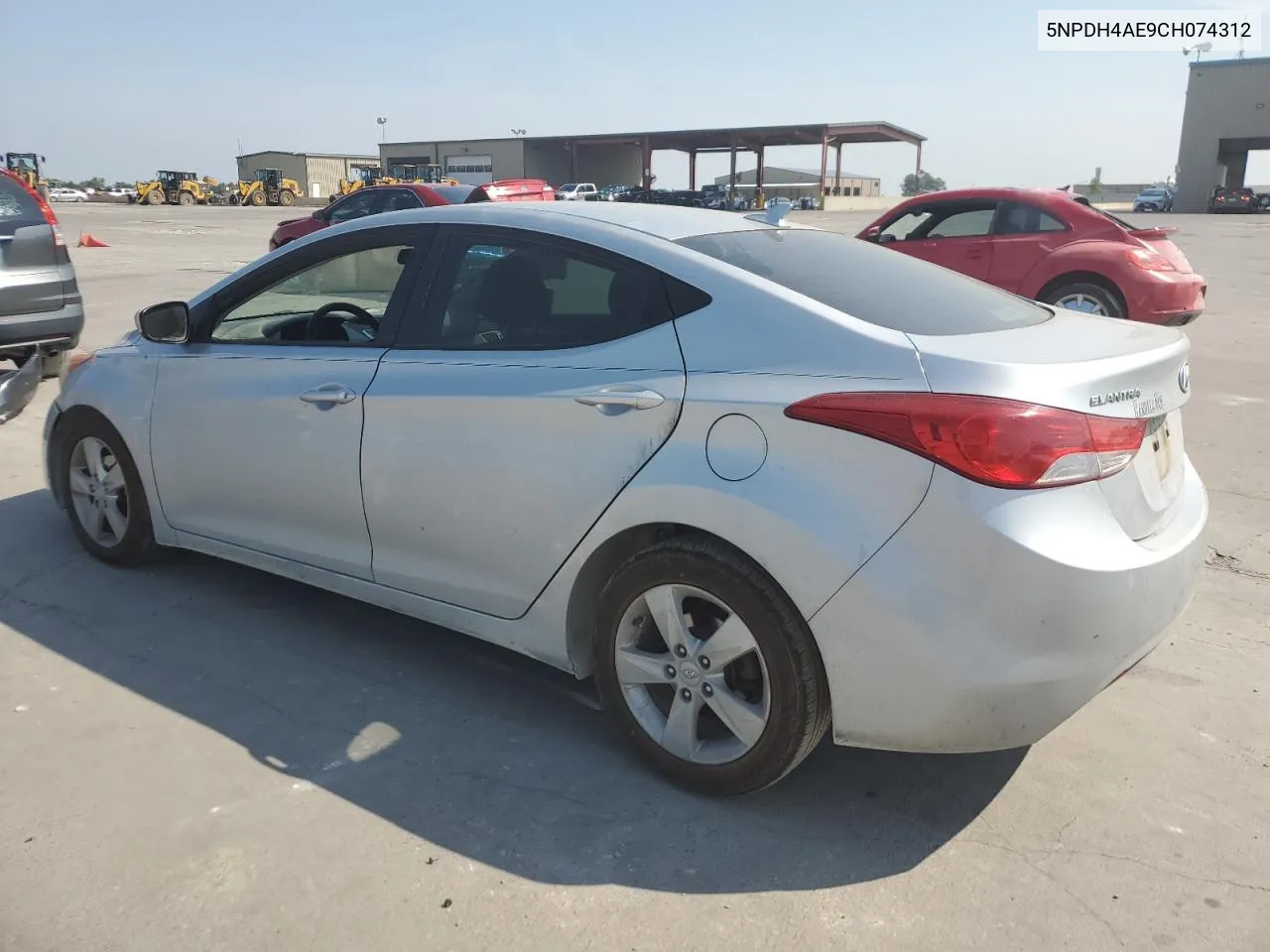 2012 Hyundai Elantra Gls VIN: 5NPDH4AE9CH074312 Lot: 68544704