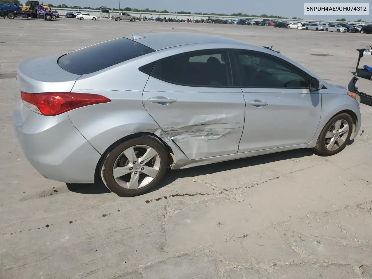 2012 Hyundai Elantra Gls VIN: 5NPDH4AE9CH074312 Lot: 68544704