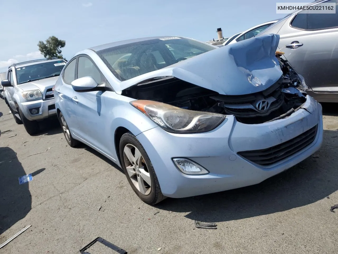 KMHDH4AE5CU221162 2012 Hyundai Elantra Gls