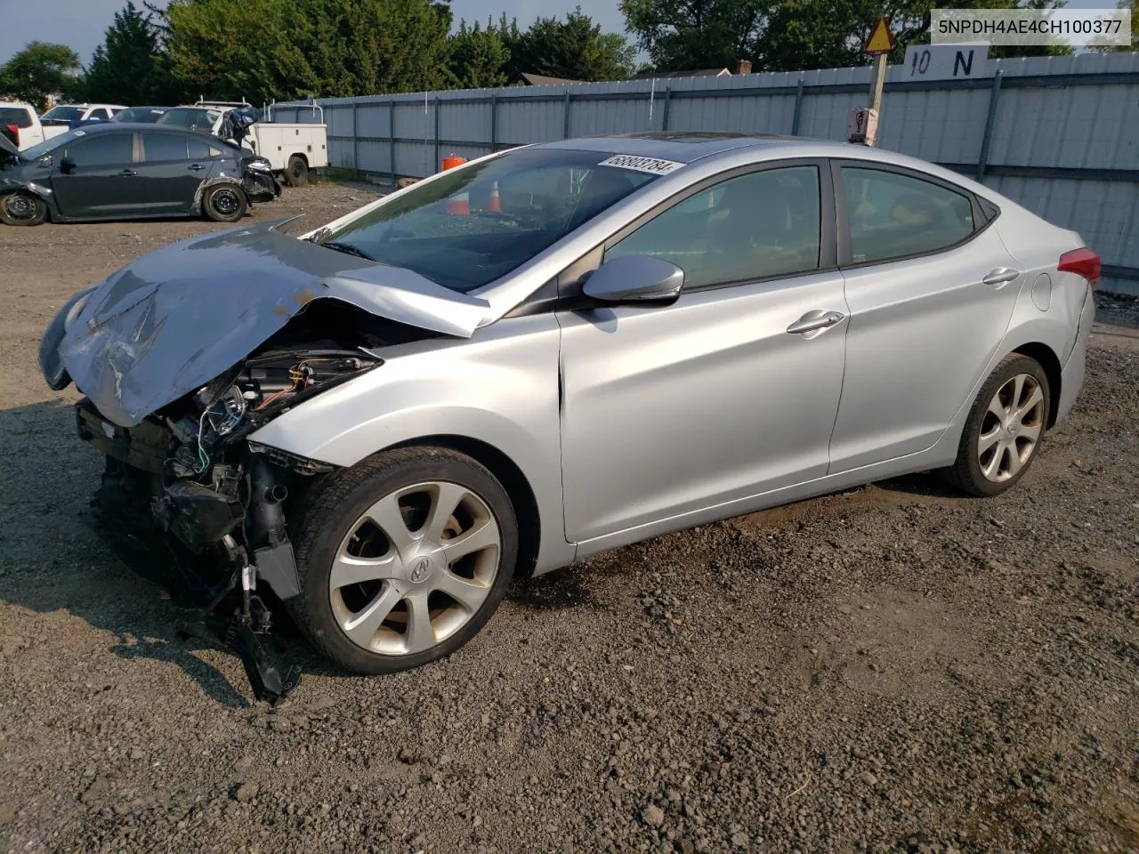 5NPDH4AE4CH100377 2012 Hyundai Elantra Gls