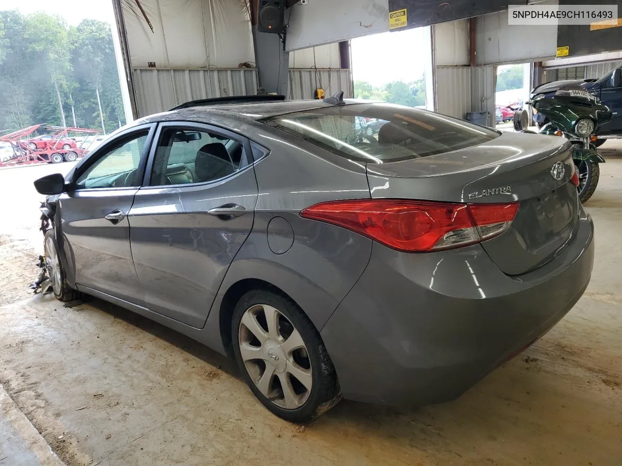 2012 Hyundai Elantra Gls VIN: 5NPDH4AE9CH116493 Lot: 68976434