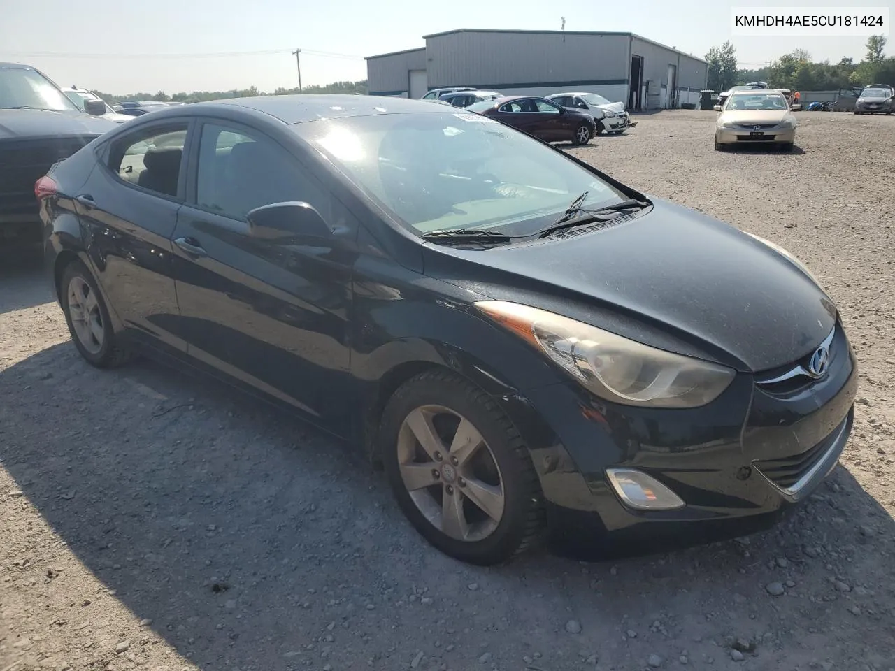 2012 Hyundai Elantra Gls VIN: KMHDH4AE5CU181424 Lot: 69063584