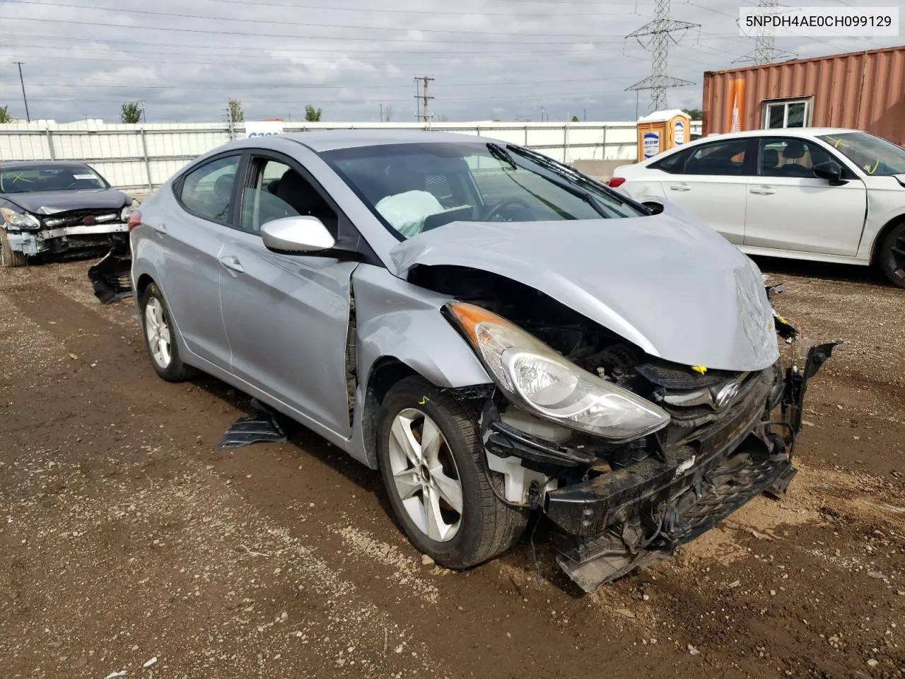 2012 Hyundai Elantra Gls VIN: 5NPDH4AE0CH099129 Lot: 69087604