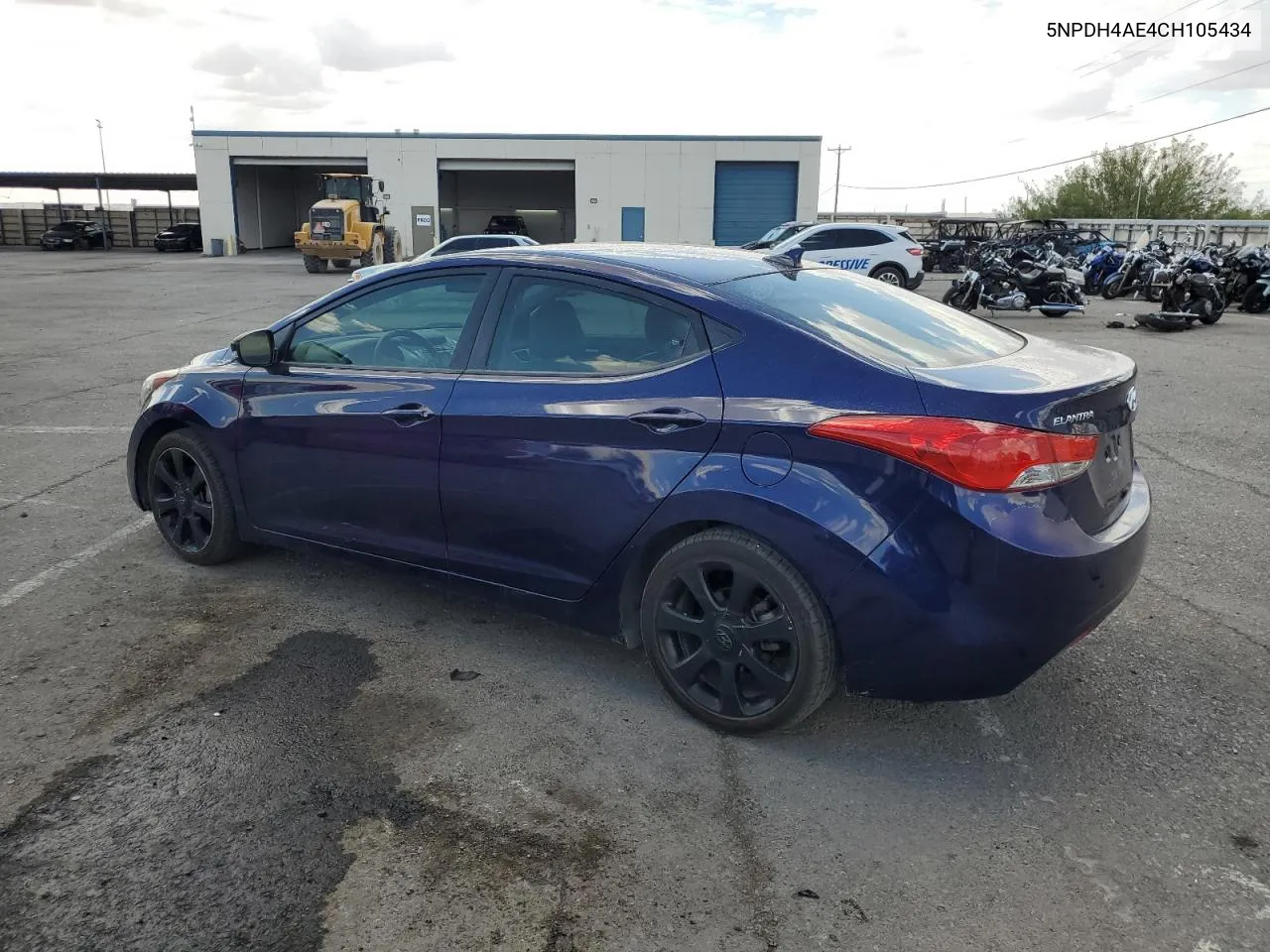 5NPDH4AE4CH105434 2012 Hyundai Elantra Gls