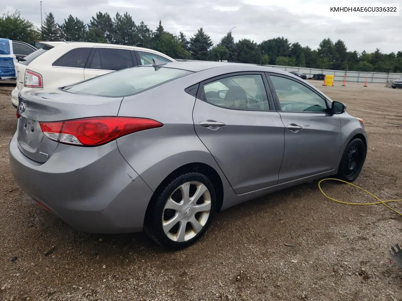 2012 Hyundai Elantra Gls VIN: KMHDH4AE6CU336322 Lot: 69404154