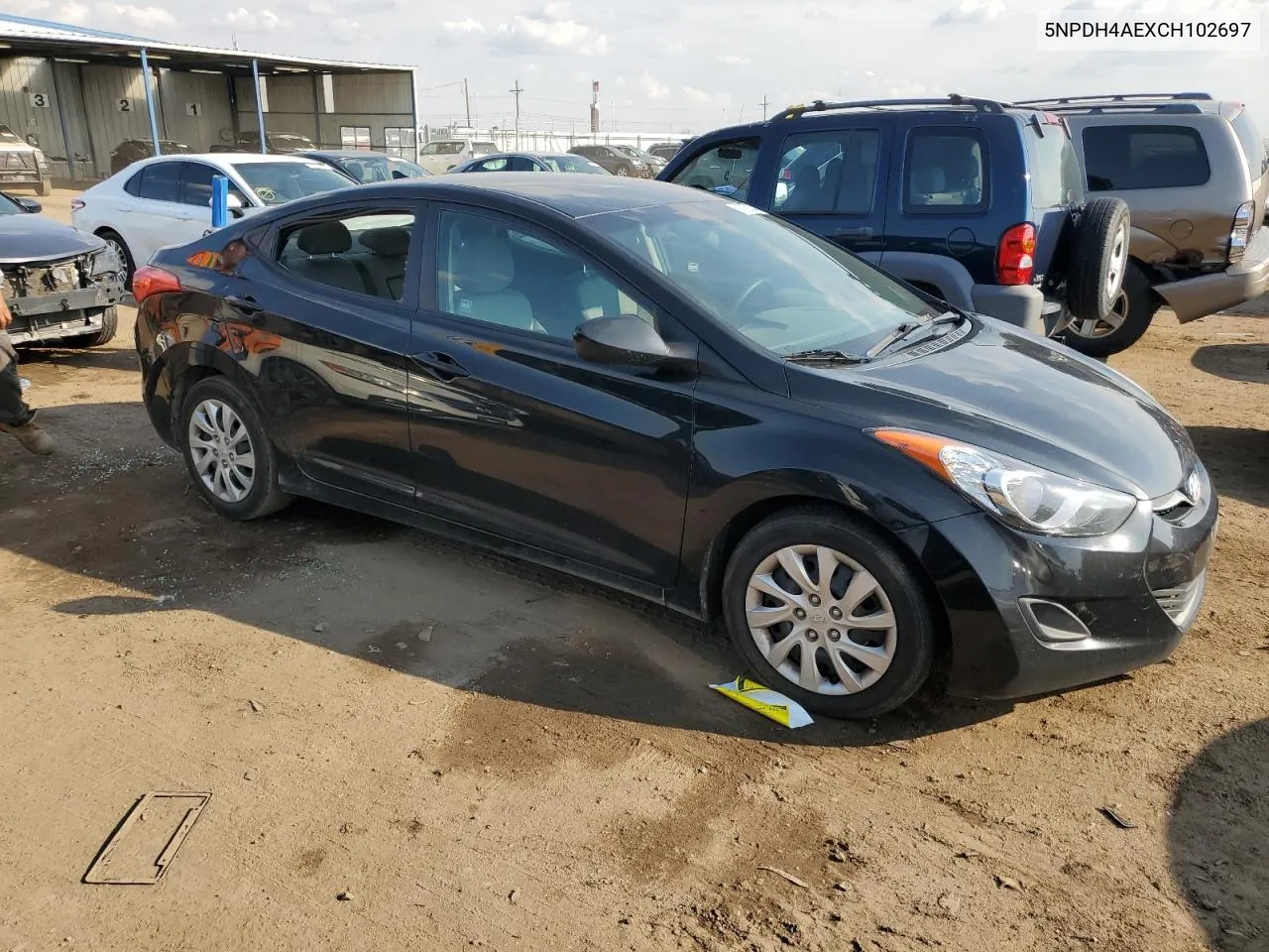 5NPDH4AEXCH102697 2012 Hyundai Elantra Gls