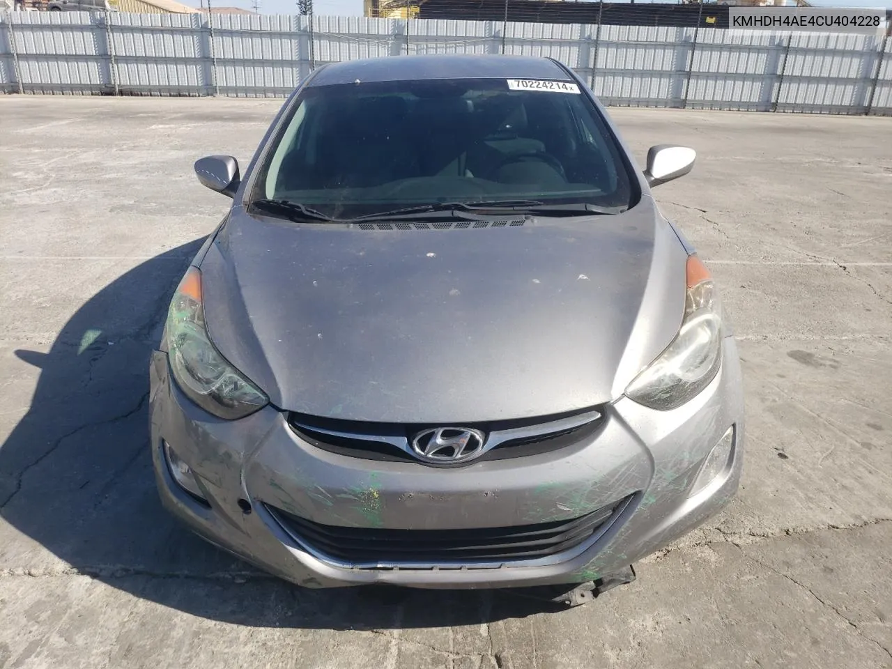 KMHDH4AE4CU404228 2012 Hyundai Elantra Gls