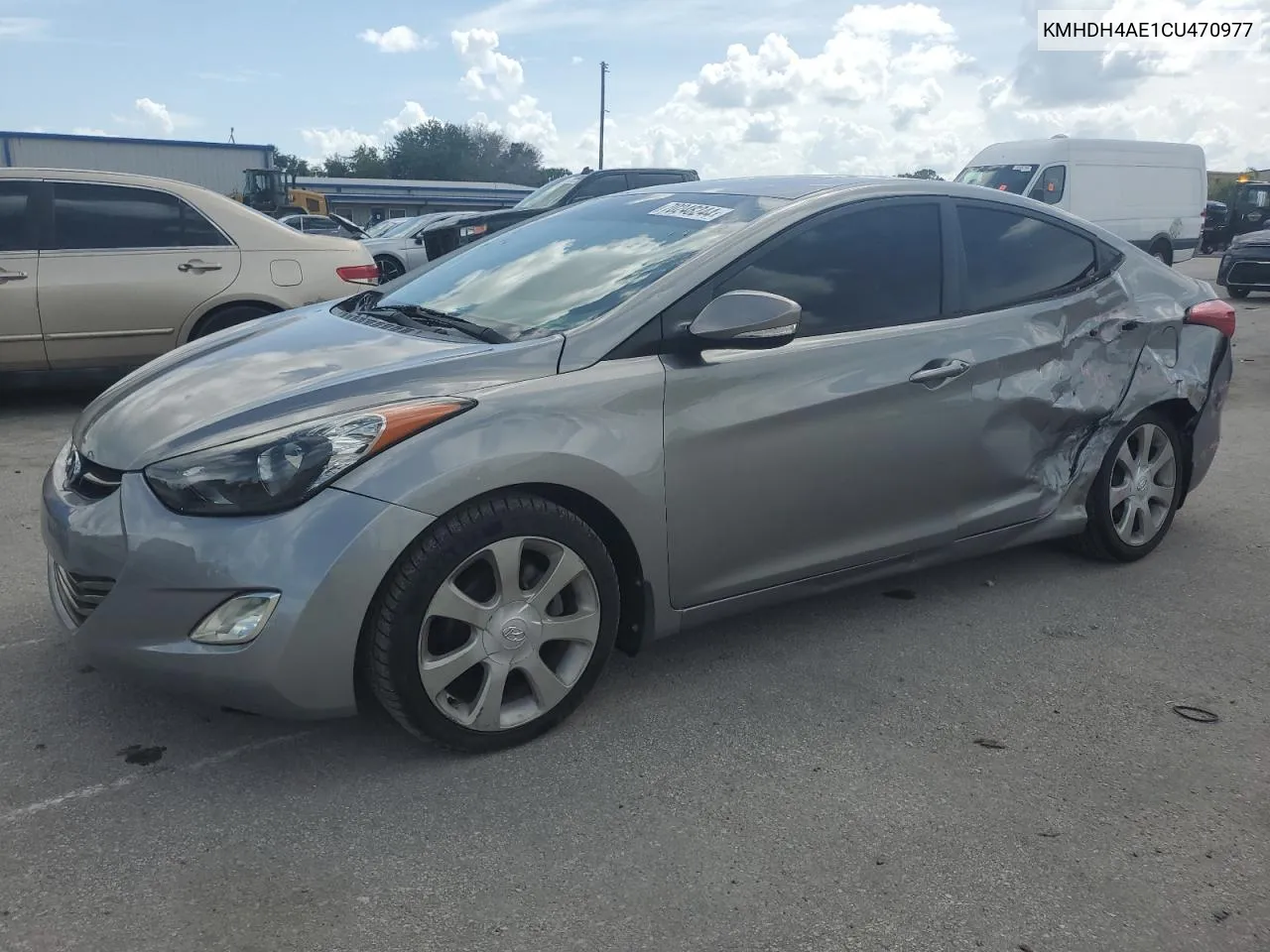 KMHDH4AE1CU470977 2012 Hyundai Elantra Gls