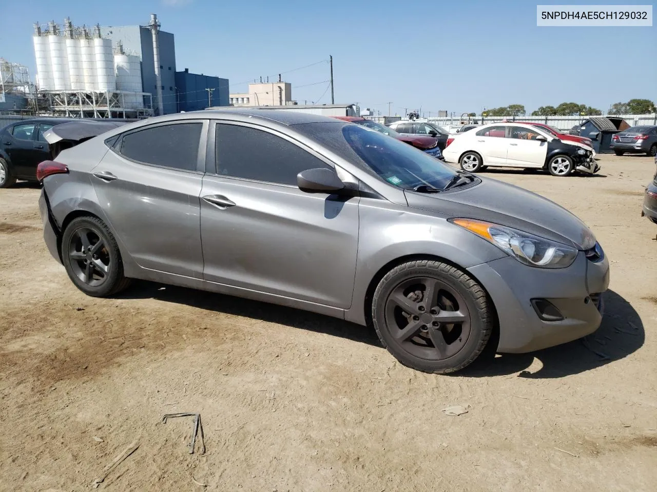 2012 Hyundai Elantra Gls VIN: 5NPDH4AE5CH129032 Lot: 70336924