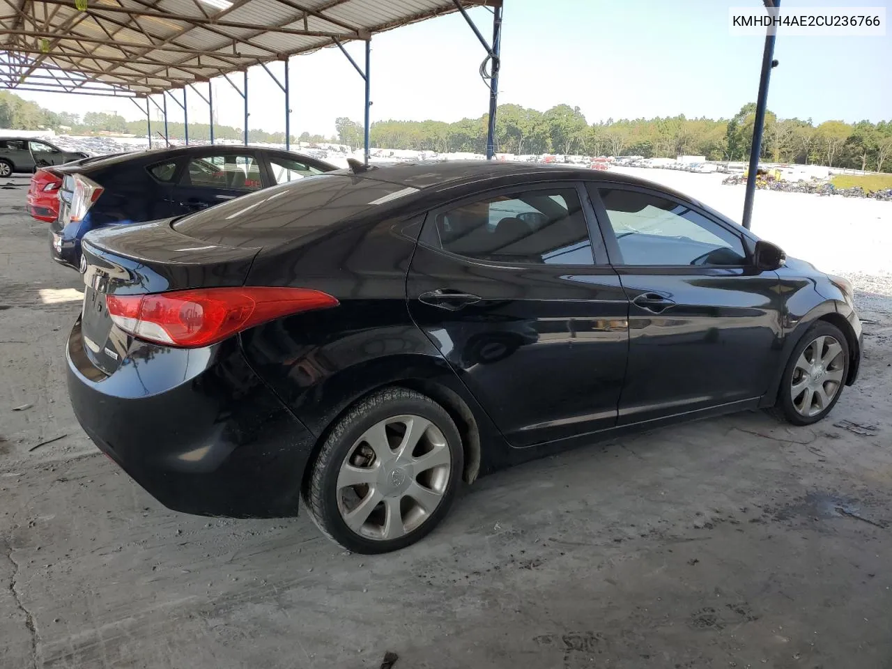 KMHDH4AE2CU236766 2012 Hyundai Elantra Gls